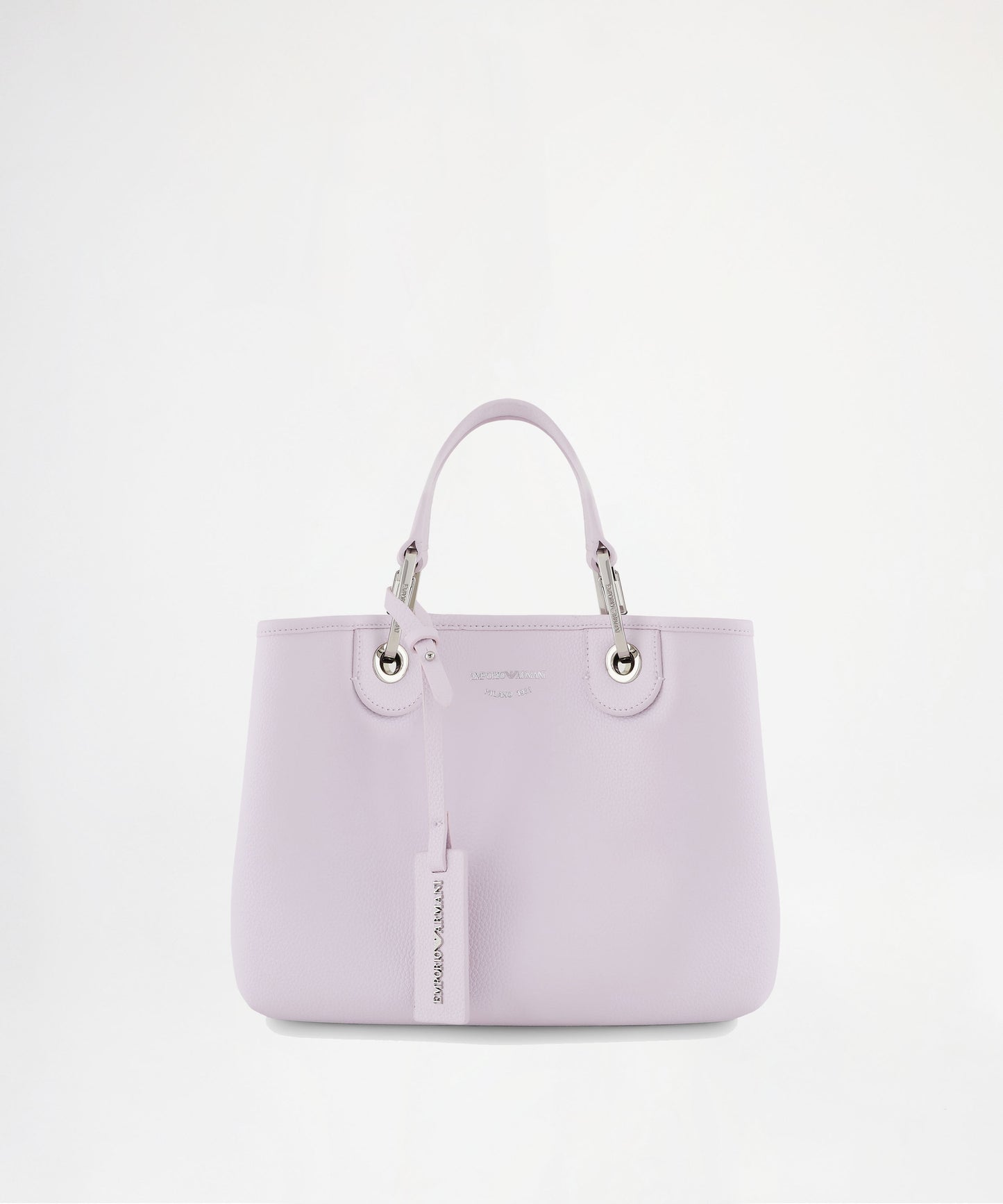 EMPORIO ARMANI Borsa shopper piccola con stampa effetto cervo