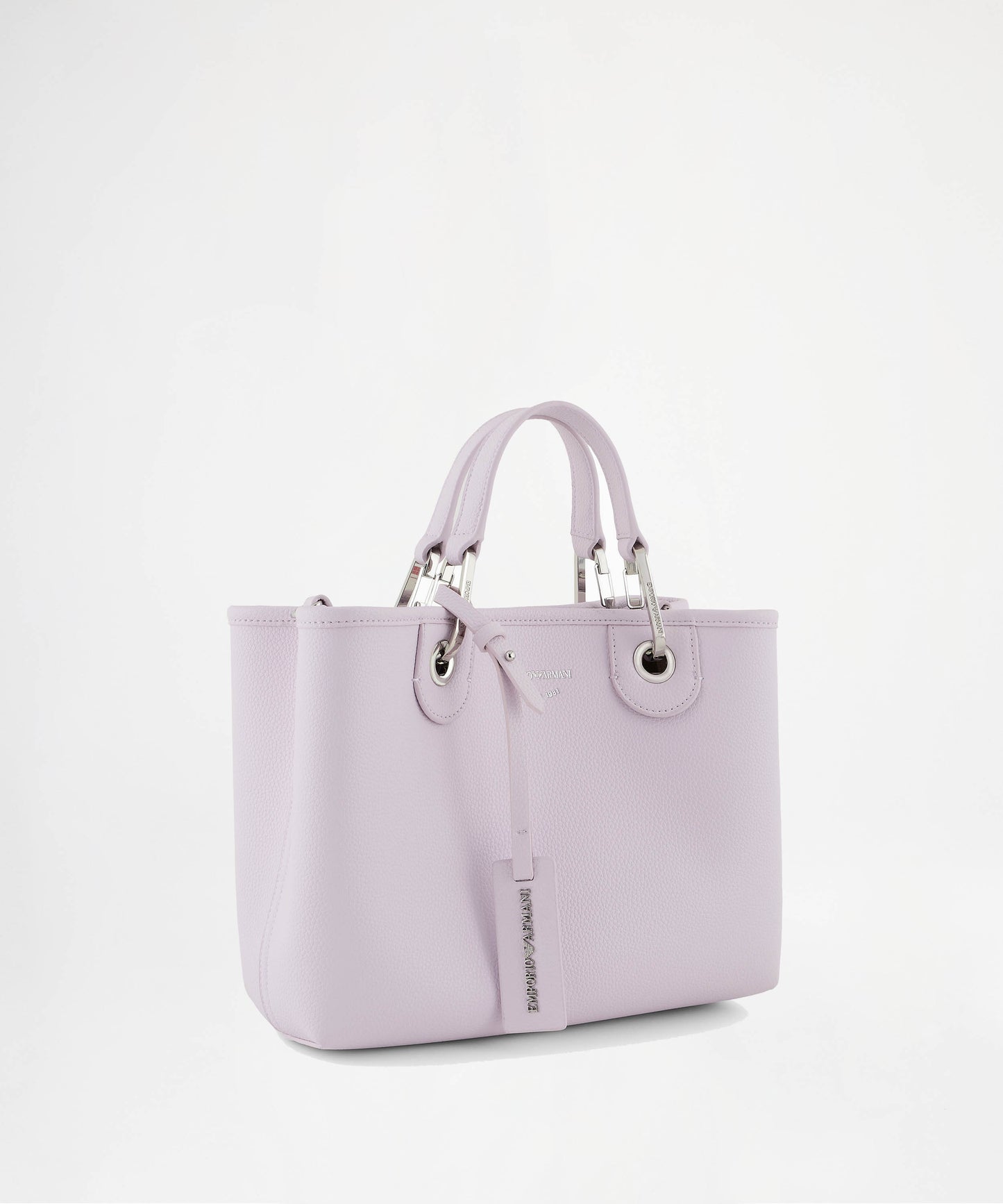 EMPORIO ARMANI Borsa shopper piccola con stampa effetto cervo