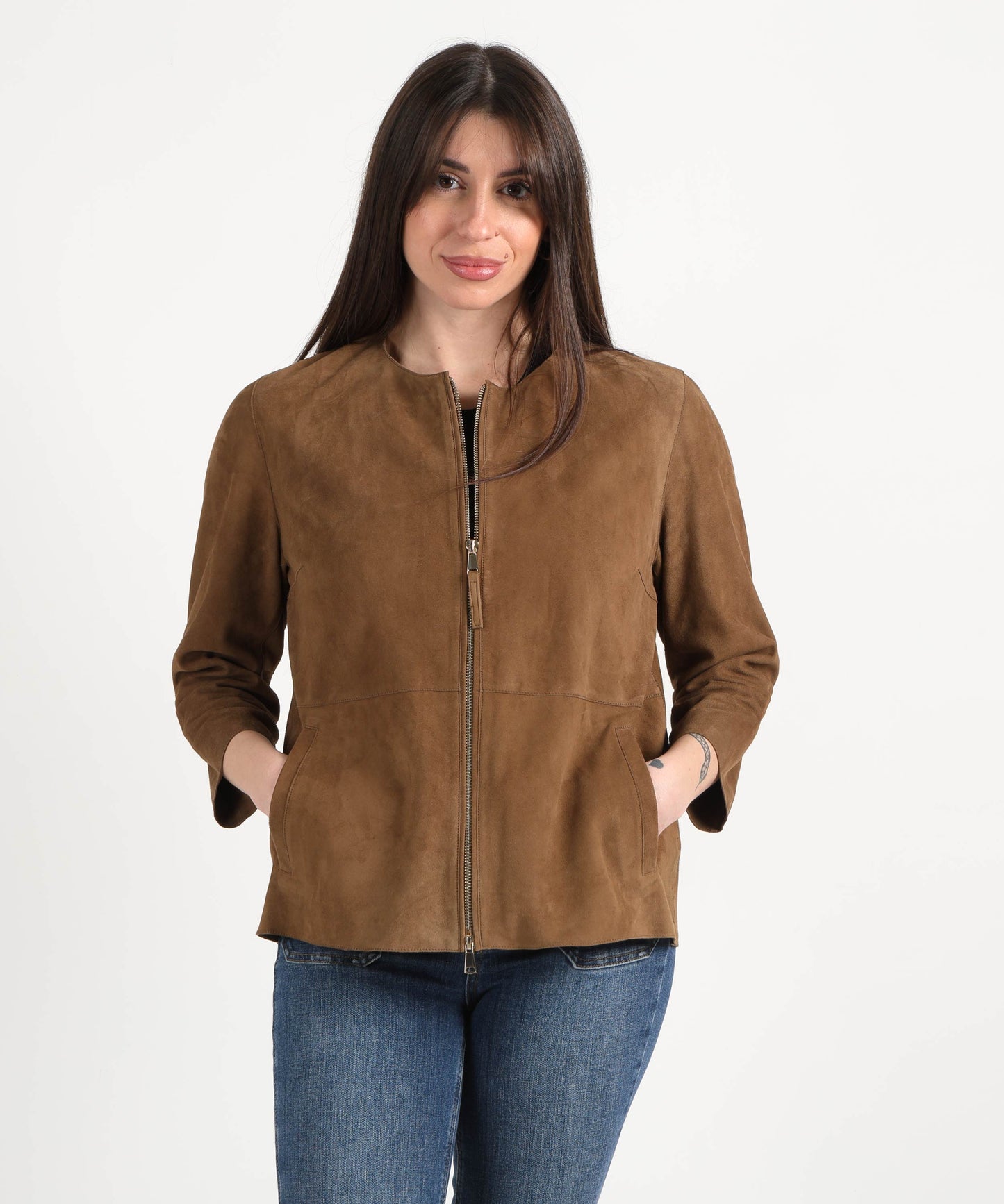 THE JACKIE LEATHERS Giacca scamosciata