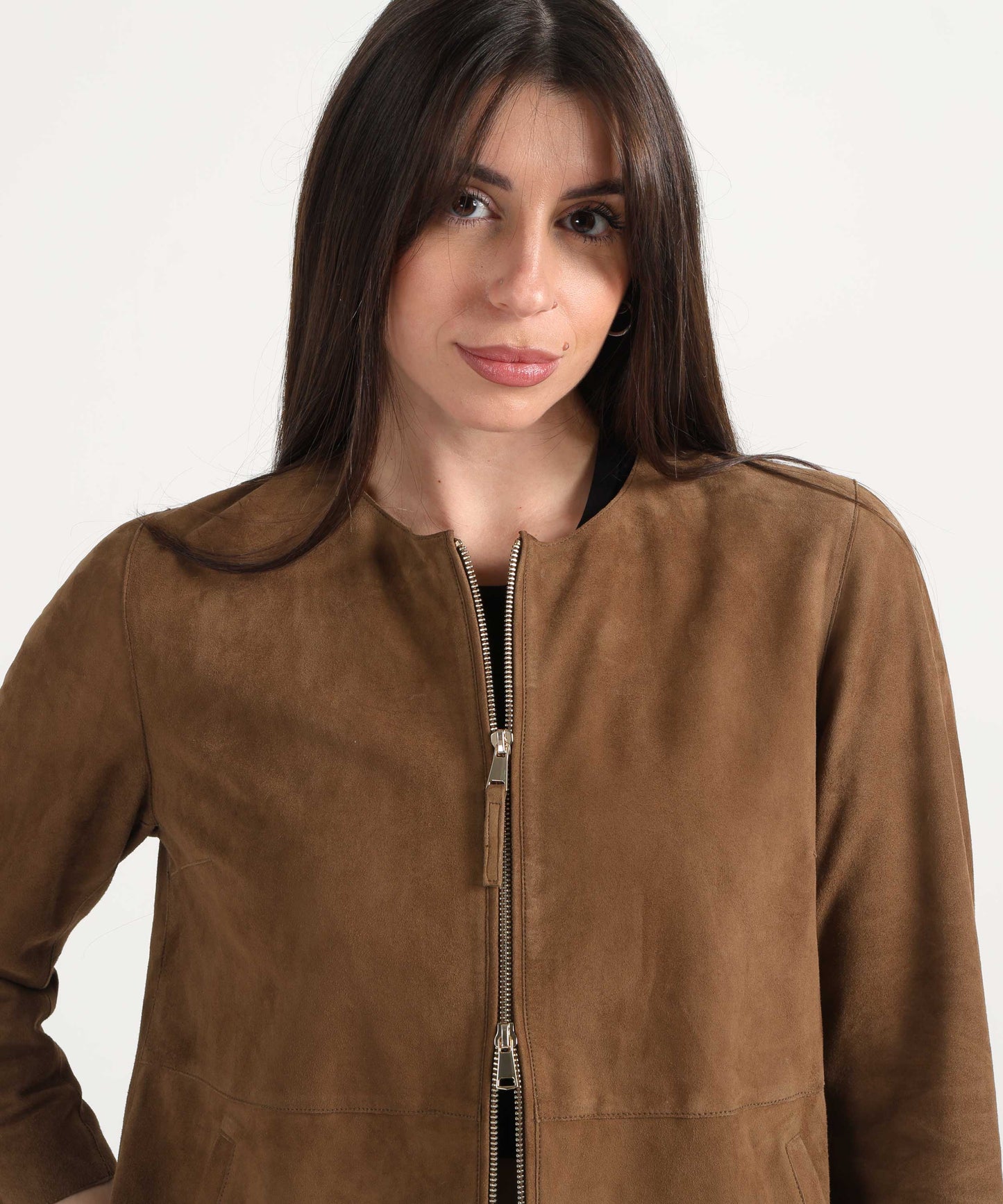 THE JACKIE LEATHERS Giacca scamosciata