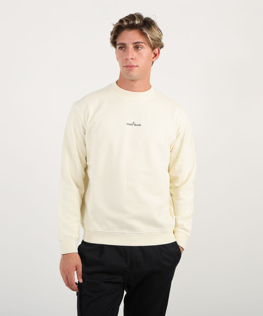 STONE ISLAND Felpa girocollo oversize con stampa 'Industrial Four'