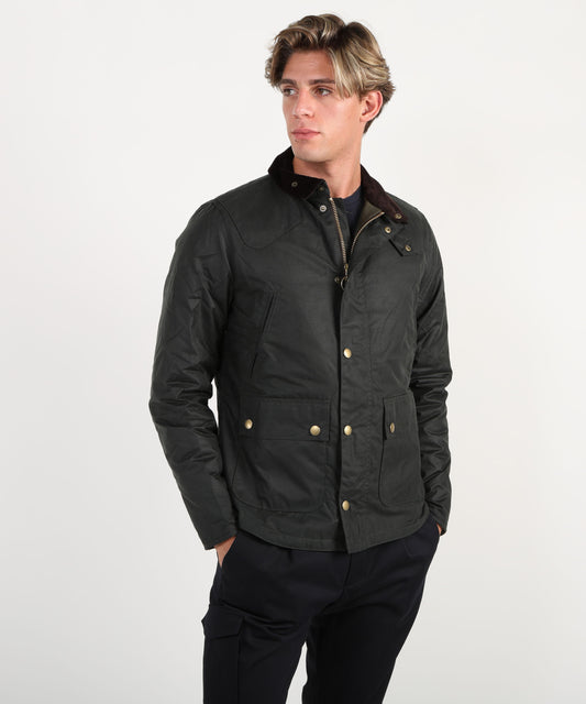 Giacche BARBOUR reelin wax jacket Salvia | BARBOUR Giacche BARBOUR reelin wax jacket Salvia | BARBOUR