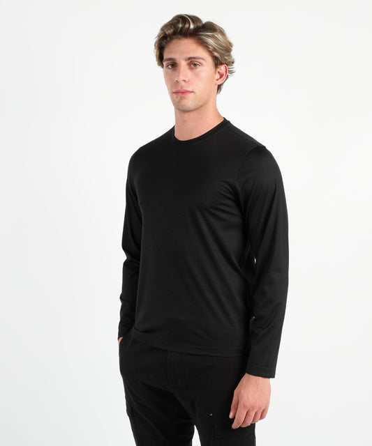 Knitwear GRAN SASSO long sleeve Nero | GRAN SASSO Knitwear GRAN SASSO long sleeve Nero | GRAN SASSO