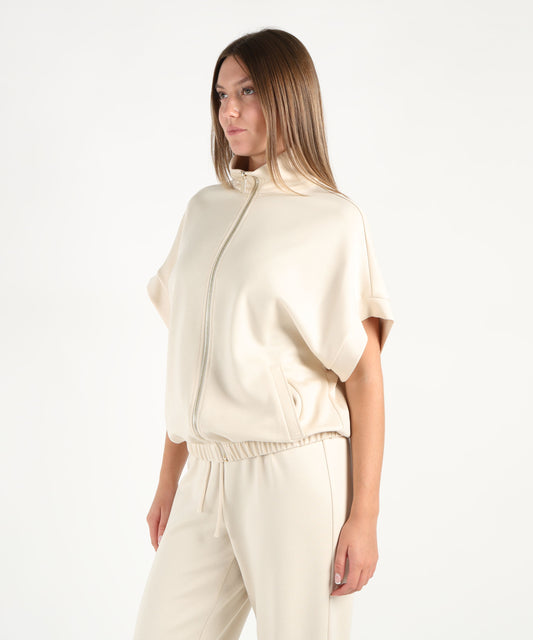 RIBKOFF Giacca squadrata in jersey effetto scuba