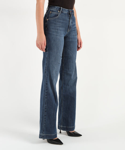 DBSOUL wide-leg flared jeans