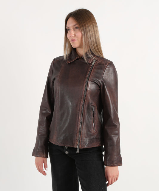 THE JACKIE LEATHERS Cygni biker jacket