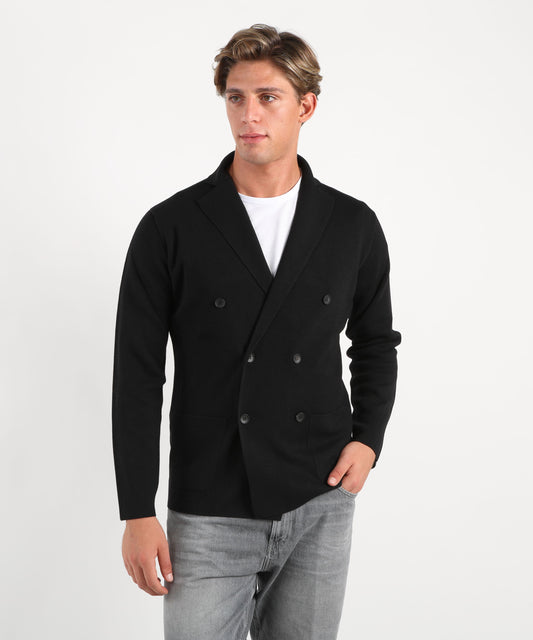 Giacche FILIPPO DE LAURENTIIS Cardigan doppiopetto Nero | FILIPPO DE LAURENTIIS Giacche FILIPPO DE LAURENTIIS Cardigan doppiopetto Nero | FILIPPO DE LAURENTIIS