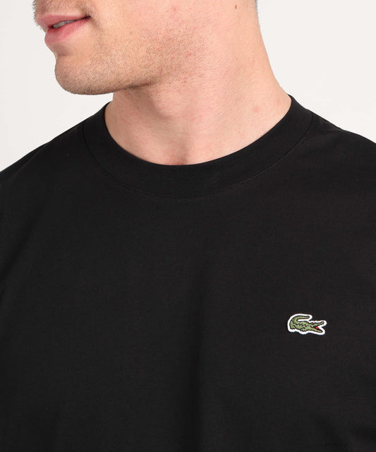 T-shirts LACOSTE cotton t-shirt Nero | LACOSTE T-shirts LACOSTE cotton t-shirt Nero | LACOSTE