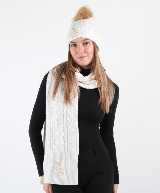 Sciarpe LAUREN RALPH LAUREN Sciarpa con logo Crema | LAUREN RALPH LAUREN Sciarpe LAUREN RALPH LAUREN Sciarpa con logo Crema | LAUREN RALPH LAUREN