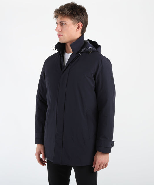 Giacconi HESKIMO Giaccone con cappuccio estraibile Blu | HESKIMO Giacconi HESKIMO Giaccone con cappuccio estraibile Blu | HESKIMO