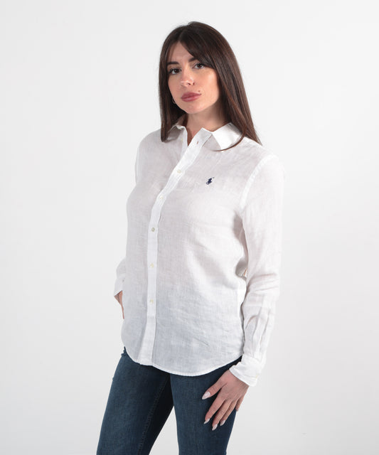 Shirts POLO RALPH LAUREN Relaxed Fit Linen Shirt. Bianco | POLO RALPH LAUREN Shirts POLO RALPH LAUREN Relaxed Fit Linen Shirt. Bianco | POLO RALPH LAUREN