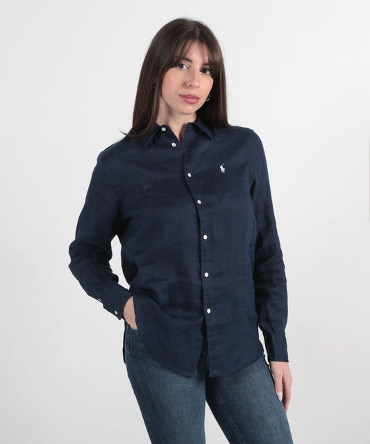 Camicie POLO RALPH LAUREN Camicia in lino Navy | POLO RALPH LAUREN Camicie POLO RALPH LAUREN Camicia in lino Navy | POLO RALPH LAUREN