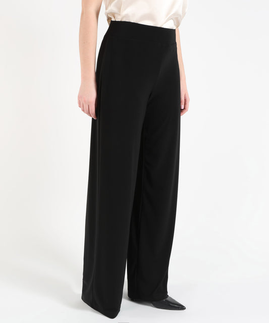 Trousers RIBKOFF Wide-Leg Pants Nero | RIBKOFF Trousers RIBKOFF Wide-Leg Pants Nero | RIBKOFF