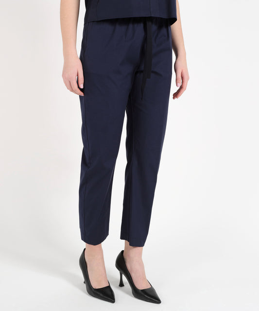 Trousers SEMICOUTURE Buddy Pants Blu | SEMICOUTURE Trousers SEMICOUTURE Buddy Pants Blu | SEMICOUTURE