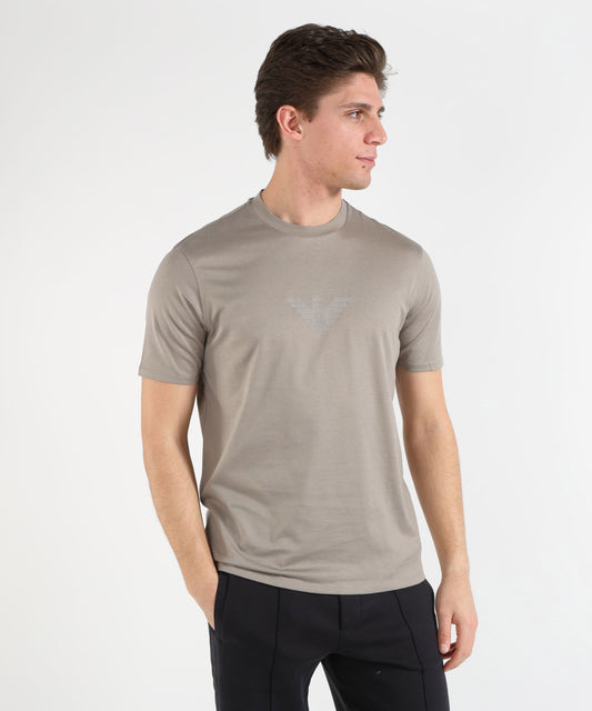EMPORIO ARMANI T-shirt Girocollo in Cotone Pima