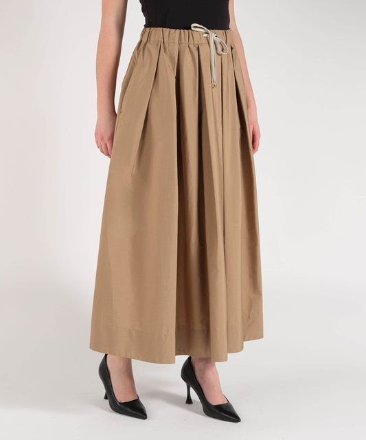 'S MAX MARA Gonna ampia pineta