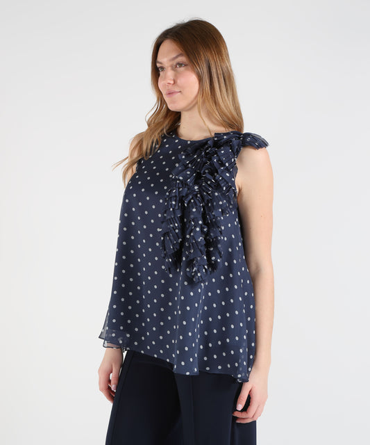 P.A.R.O.S.H. Polka dot blouse