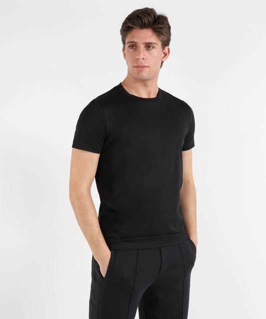 T-shirt DONDUP T-shirt girocollo in jersey Nero | DONDUP T-shirt DONDUP T-shirt girocollo in jersey Nero | DONDUP