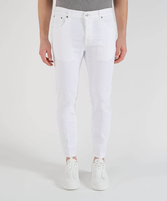 Jeans DONDUP Jeans Dian 5 tasche Bianco | DONDUP Jeans DONDUP Jeans Dian 5 tasche Bianco | DONDUP