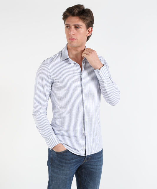 Shirts ARCHIVIUM shirt with lord collar Navy | ARCHIVIUM Shirts ARCHIVIUM shirt with lord collar Navy | ARCHIVIUM