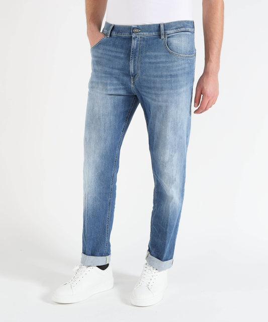 Jeans DONDUP Jeans cinque tasche stone washed Elvin Blu | DONDUP Jeans DONDUP Jeans cinque tasche stone washed Elvin Blu | DONDUP