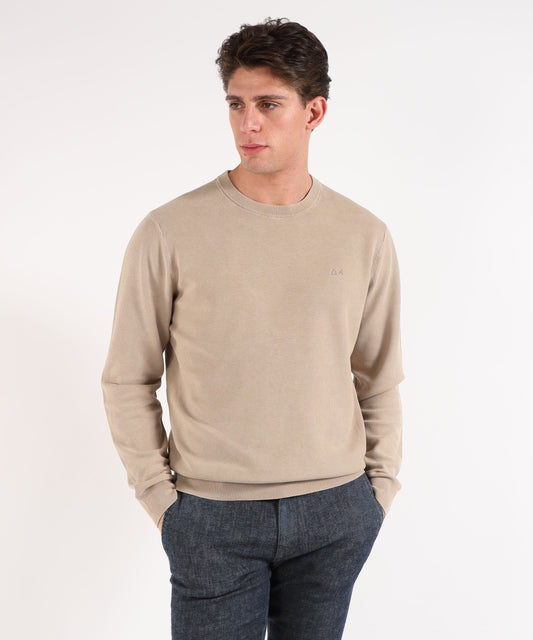 Maglie SUN 68 Maglia trama punto riso Pietra | SUN 68 Maglie SUN 68 Maglia trama punto riso Pietra | SUN 68