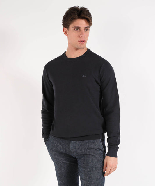 Maglie SUN 68 Maglia trama punto riso Navy | SUN 68 Maglie SUN 68 Maglia trama punto riso Navy | SUN 68