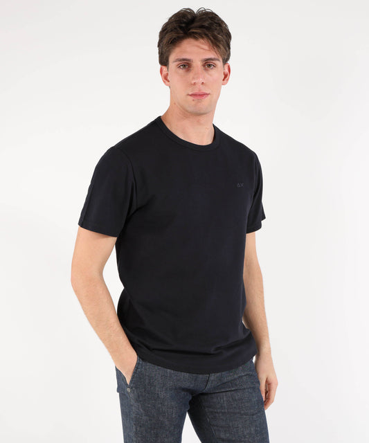 T-shirt SUN 68 T-shirt piquet cold dye Navy | SUN 68 T-shirt SUN 68 T-shirt piquet cold dye Navy | SUN 68