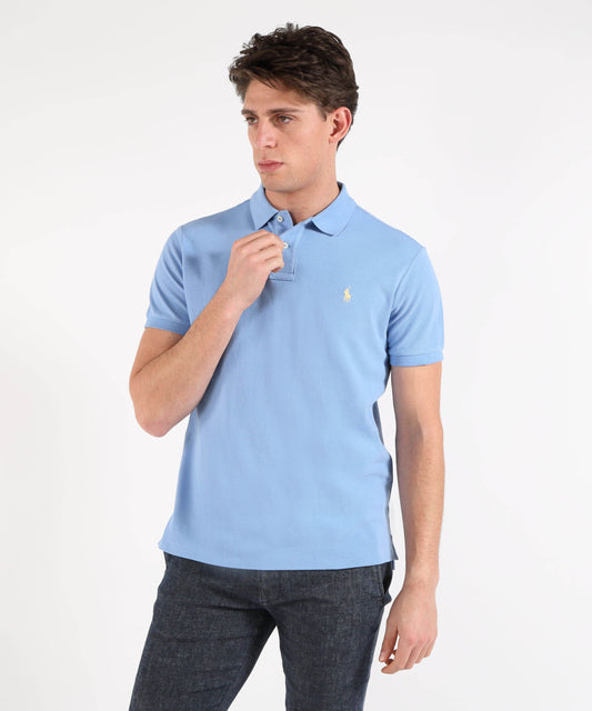 Polo POLO RALPH LAUREN L'iconica polo in piqué Azzurro | POLO RALPH LAUREN Polo POLO RALPH LAUREN L'iconica polo in piqué Azzurro | POLO RALPH LAUREN