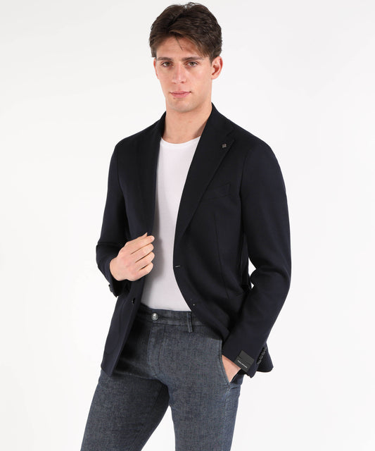Jackets TAGLIATORE Unlined single-breasted jacket with 2 buttons Blu | TAGLIATORE Jackets TAGLIATORE Unlined single-breasted jacket with 2 buttons Blu | TAGLIATORE