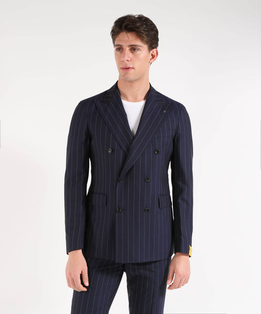 Dresses & Suits TAGLIATORE Vesuvio unlined double-breasted suit with 6 buttons Blu | TAGLIATORE Dresses & Suits TAGLIATORE Vesuvio unlined double-breasted suit with 6 buttons Blu | TAGLIATORE