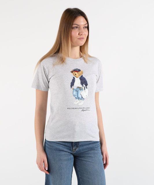 POLO RALPH LAUREN Maglietta Polo Bear in jersey di cotone