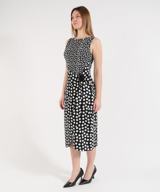 Abiti CHIARA BONI Abito Gekan midi Nero | CHIARA BONI Abiti CHIARA BONI Abito Gekan midi Nero | CHIARA BONI
