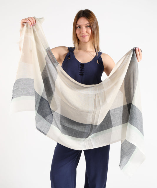 BARBOUR Sciarpa in tartan Maisy