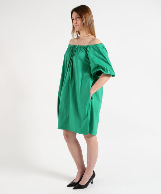 Abiti LIVIANA CONTI Abito Midi Donna Verde Morbido Verde | LIVIANA CONTI Abiti LIVIANA CONTI Abito Midi Donna Verde Morbido Verde | LIVIANA CONTI