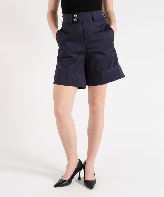 BERWICH Bermuda Donna Corti con Risvolto