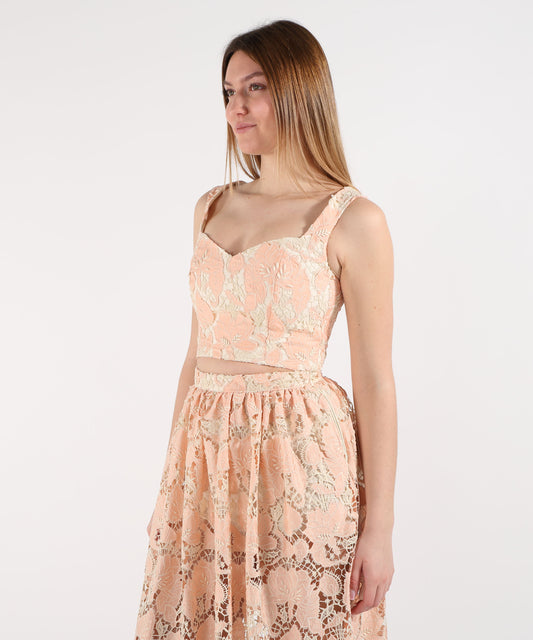 Tops SILENCE LIMITED waterlily top Rosa | SILENCE LIMITED Tops SILENCE LIMITED waterlily top Rosa | SILENCE LIMITED