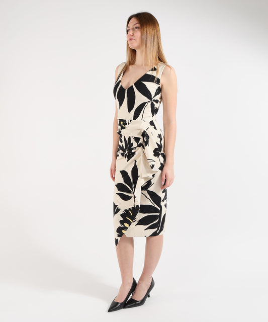 CHIARA BONI Abito Yang fantasia floreale