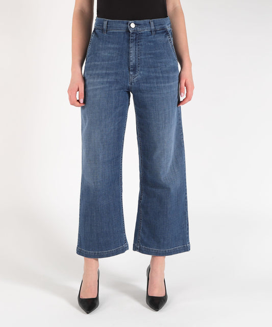 Jeans RE-HASH Jeans Donna Elasticizzati a Vita Alta Blu | RE-HASH Jeans RE-HASH Jeans Donna Elasticizzati a Vita Alta Blu | RE-HASH