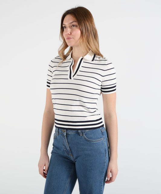 Maglie PENNYBLACK Polo nocino Bianco/blu | PENNYBLACK Maglie PENNYBLACK Polo nocino Bianco/blu | PENNYBLACK