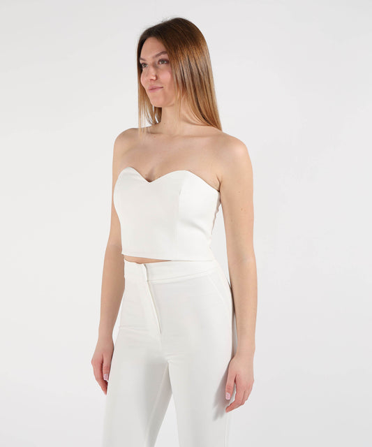 Tops SILENCE LIMITED heart top Bianco | SILENCE LIMITED Tops SILENCE LIMITED heart top Bianco | SILENCE LIMITED