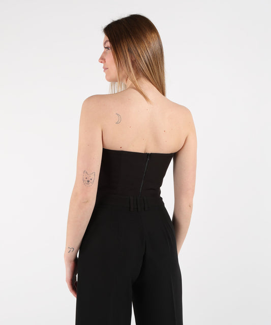 Tops SILENCE LIMITED heart top Nero | SILENCE LIMITED Tops SILENCE LIMITED heart top Nero | SILENCE LIMITED