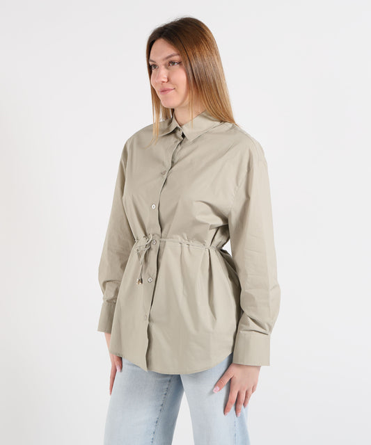 Camicie LIUJO WHITE Camicia in popeline Grigio | LIUJO WHITE Camicie LIUJO WHITE Camicia in popeline Grigio | LIUJO WHITE