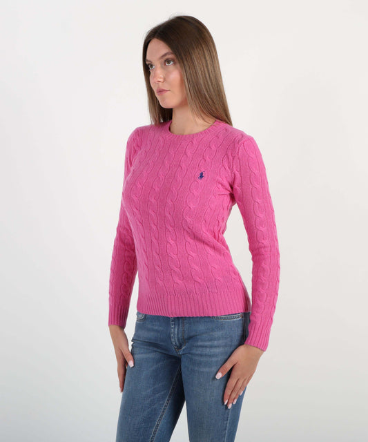 Pullover POLO RALPH LAUREN Pullover a treccia Fucsia | POLO RALPH LAUREN Pullover POLO RALPH LAUREN Pullover a treccia Fucsia | POLO RALPH LAUREN