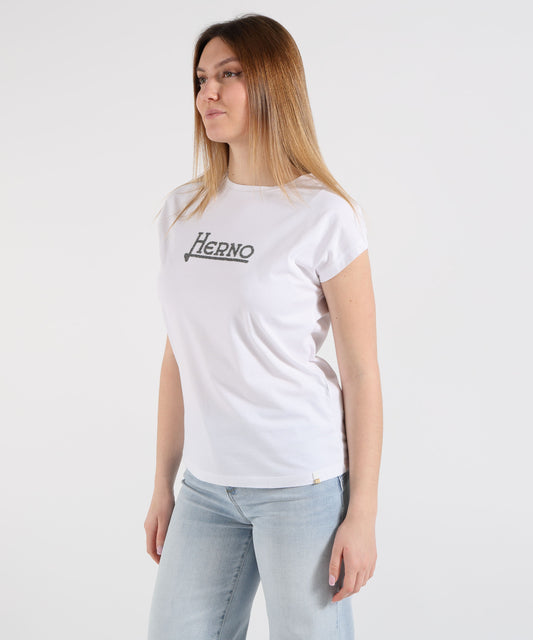 T-shirt HERNO T-shirt con scritta Bianco | HERNO T-shirt HERNO T-shirt con scritta Bianco | HERNO
