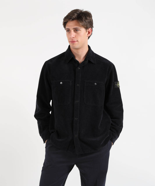 Camicie STONE ISLAND Overshirt vestibilità comfort con tasche e automatici Blu | STONE ISLAND Camicie STONE ISLAND Overshirt vestibilità comfort con tasche e automatici Blu | STONE ISLAND