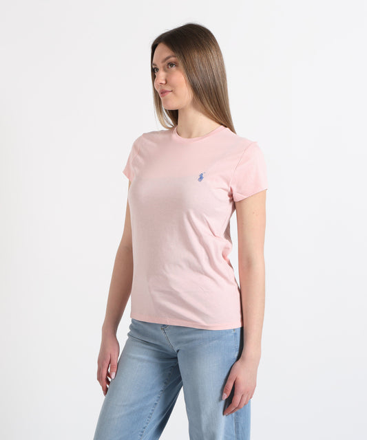 T-shirt POLO RALPH LAUREN T-shirt in cotone con logo Cipria | POLO RALPH LAUREN T-shirt POLO RALPH LAUREN T-shirt in cotone con logo Cipria | POLO RALPH LAUREN