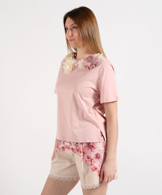 T-shirts Amosa Pink T-Shirt Rosa | Amosa T-shirts Amosa Pink T-Shirt Rosa | Amosa