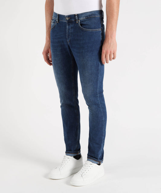 Jeans DONDUP Jeans Uomo George – Skinny Fit Blu | DONDUP Jeans DONDUP Jeans Uomo George – Skinny Fit Blu | DONDUP