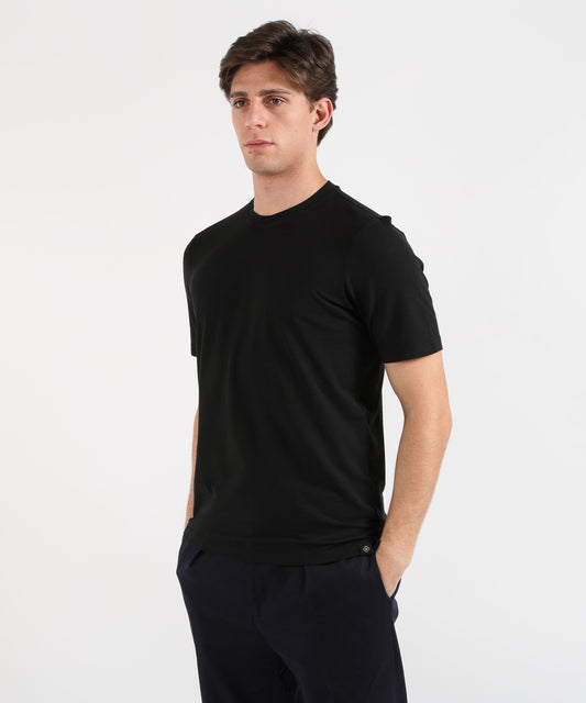 T-shirts GRAN SASSO Men’s undershirt T-shirt – short-sleeve Nero | GRAN SASSO T-shirts GRAN SASSO Men’s undershirt T-shirt – short-sleeve Nero | GRAN SASSO